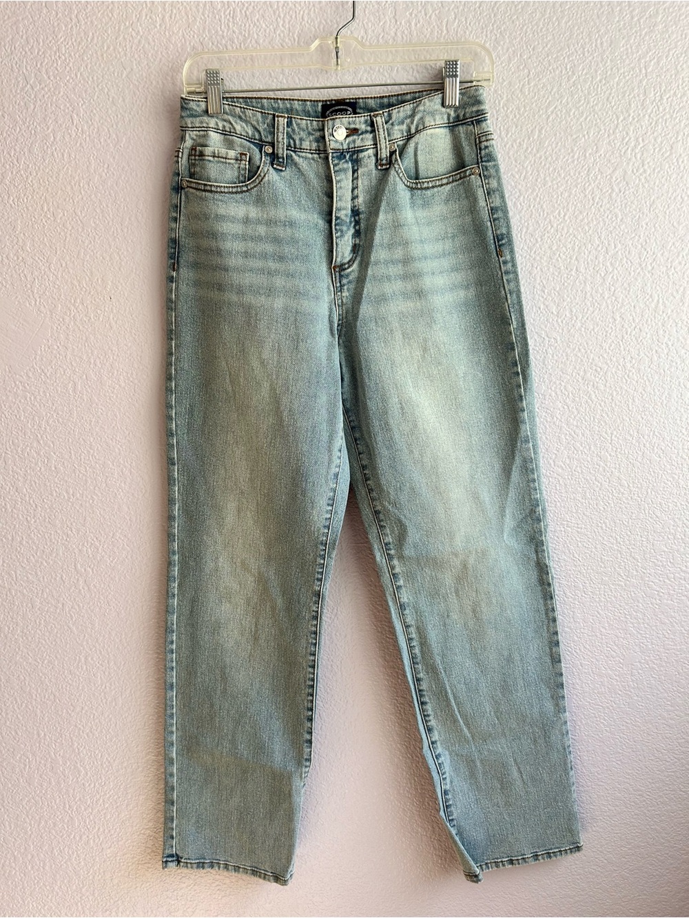 Scoop Retro Trouser High Rise Light Wash Denim • Used • Size: 4
